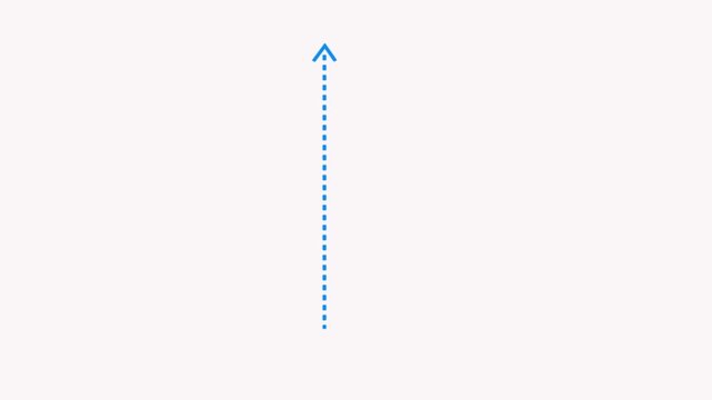 Abstract business groth arrow animation with white background...