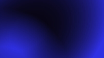Obraz premium Smooth Blue Gradient Abstract Background with Soft Glow Lighting, Dark Navy Modern Minimal Backdrop for Technology, Business and Creative Design