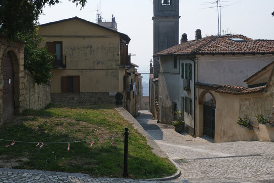 Il nucleo di Ozzano Monferrato in provincia di Alessandria, Piemonte, Italia.
