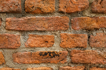 Fototapeta premium Antique colorful brick wall for photo wallpaper.England