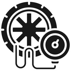 Obraz premium Tire Service Icon