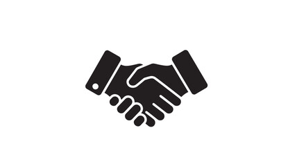 Obraz premium Handshake Icon For Business Partnership Concepts