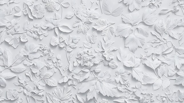 White seamless geometric pattern with irregular shapes and lines