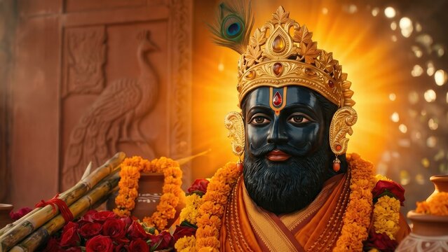 Khatu Shyam Ji Festival Darshan &mdash; Phalgun Mela Divine Portrait