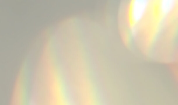 Rainbow prism light leak overlay warm golden glow bokeh texture photography effect