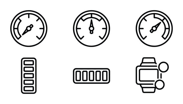 Minimalist black silhouette people using smartphones and tablets, set of 6 mobile device user icons, flat vector people using digital technology
