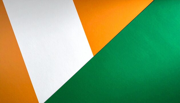 Ireland national flag with vertical green, white, and orange stripes, symbolizing unity, peace, and cultural identity between Irish Catholics, Protestants, and shared heritage.