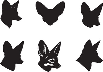 Fototapeta premium Fennec fox head.