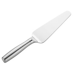 Fototapeta premium Shiny metal cake server with sleek handle