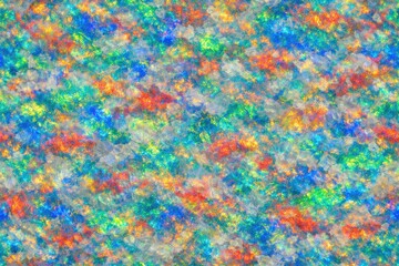 Obraz premium Opal Texture Seamless Pattern. Close-up opal gemstone surface detail. Luxury iridescent crystal pattern design. Realistic opal texture background. Detailed sparkling macro close-up. Gemstone.