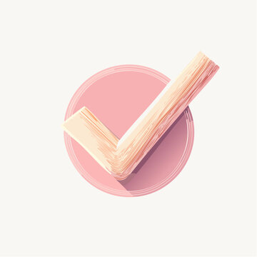 Minimal checkbox with check mark inside