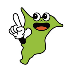 Obraz premium シンプルな日本の千葉県のキャラクター