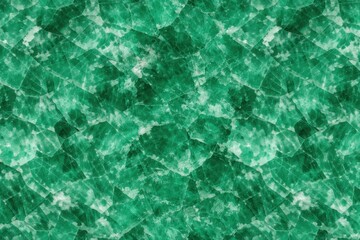 Naklejka premium Emerald. Emerald Texture Seamless Pattern. Close-up emerald gemstone surface detail. Luxury green crystal pattern design. Realistic emerald texture background. Detailed sparkling macro close-up.