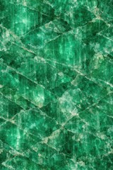 Naklejka premium Emerald. Emerald Texture Seamless Pattern. Close-up emerald gemstone surface detail. Luxury green crystal pattern design. Realistic emerald texture background. Detailed sparkling macro close-up.