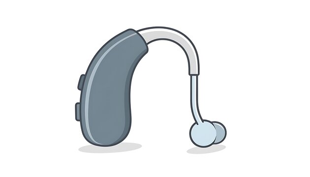 Hearing aid device for hearing loss.