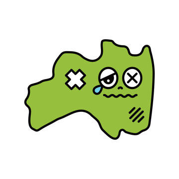 シンプルな日本の福島県のキャラクター