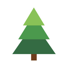 Fototapeta premium christmas tree vector illustration