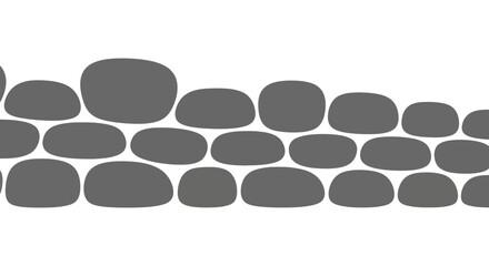 Seamless Grey Stone Wall Texture Background © masheri
