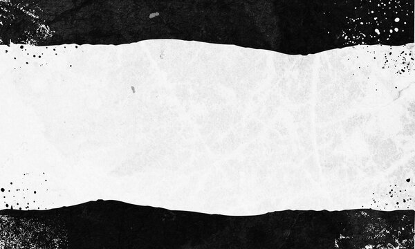 Abstract black and white torn paper texture background with grunge edges.      rasgado negro y blanco con bordes abstractos.