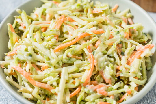 Organic Homemade Broccoli Colelsaw