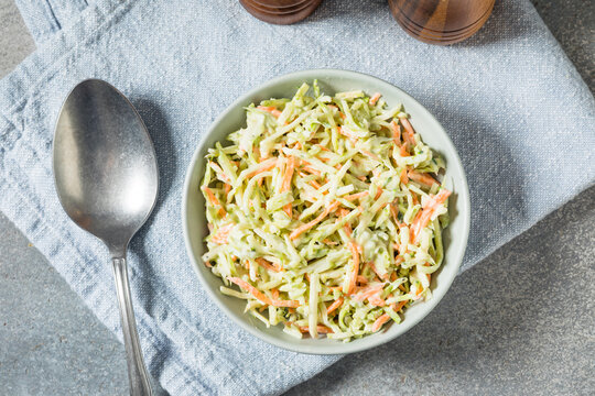 Organic Homemade Broccoli Colelsaw