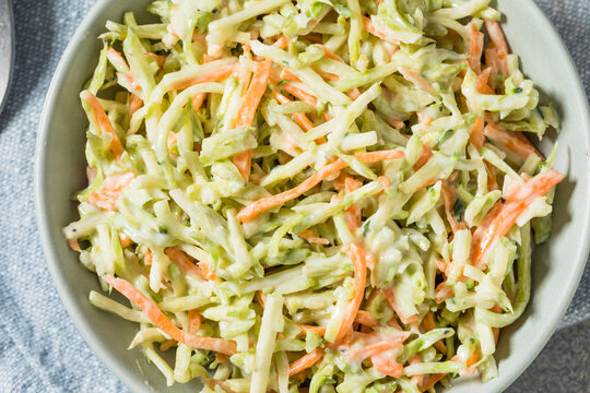 Organic Homemade Broccoli Colelsaw