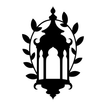 Gothic Lantern With Vine And Arch Details