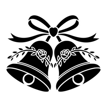 Wedding Bells With Vine Details