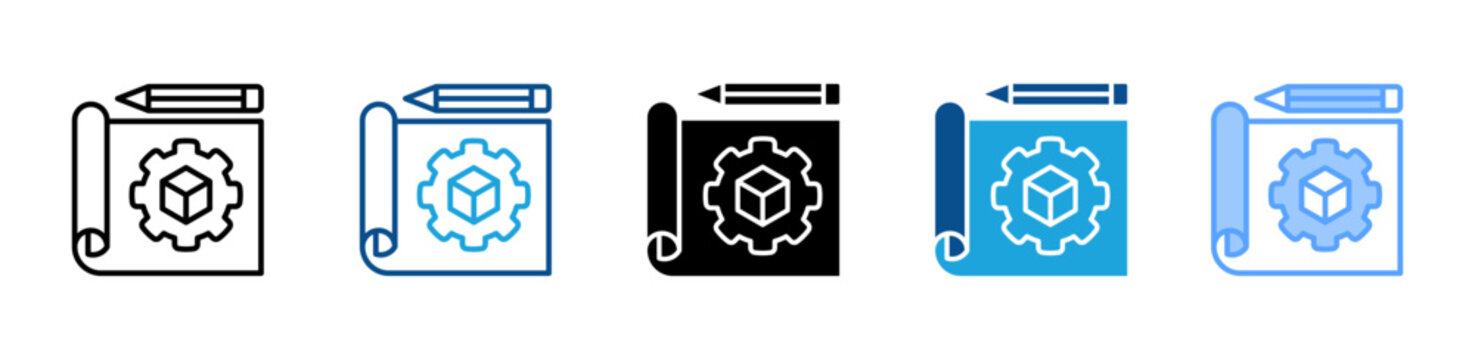 Product Prototype icon multiple style and collection