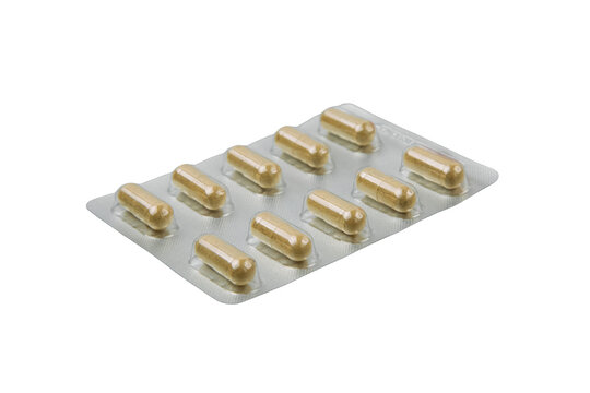 Herbal Medicine Capsules in Blister Pack