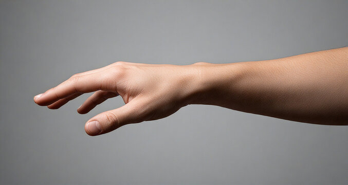 Side View of a Human Hand with a Small Bump or Ganglion Cyst on Wrist