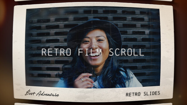 Retro Style Scroll Slideshow