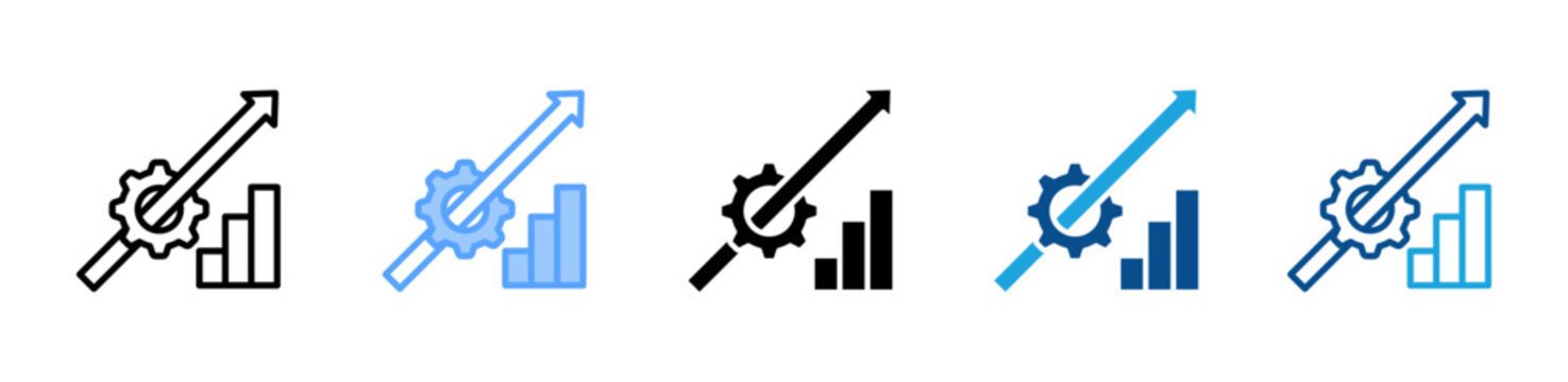 Improvement web icon with multiple style collection