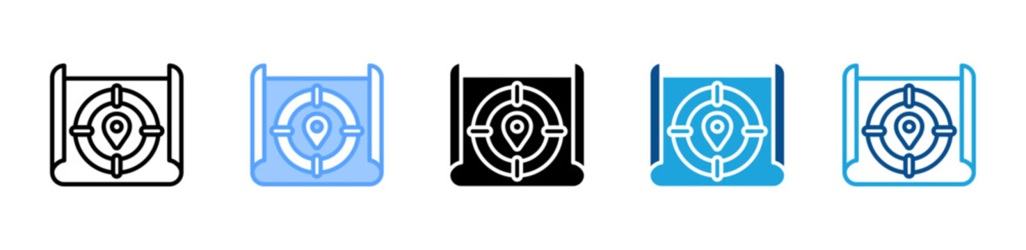 Scope web icon with multiple style collection