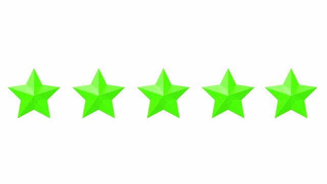 Five glowing golden stars rating sparkling particle burst background. luxury quality excellence glittering light effects. product reviews award visuals, premium branding, feedback graphics promotional