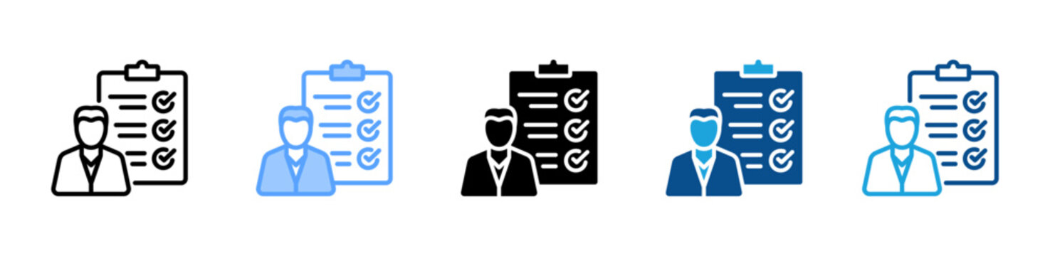 Organizer web icon with multiple style collection