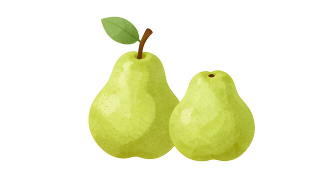 green pear fruit, fresh pear with leaf, organic fruit illustration, juicy pear design, healthy food graphic, white background pear, natural sweet fruit, farm fresh produce, single pear clipart, ripe g