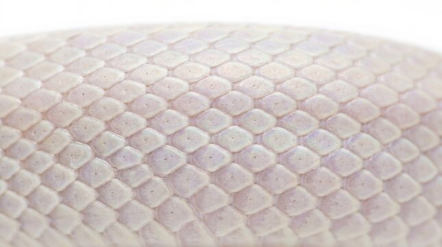 Micro snake scale grid pattern with tight geometry and fine detail. Isolated on White background