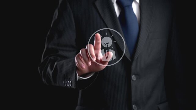 Leadership icons symbolize teamwork, vision, and decision-making. Leadership guides business, leadership inGists growth, and leadership supports management success. Gist