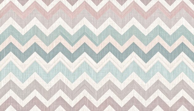 Pastel chevron pattern with textured effect