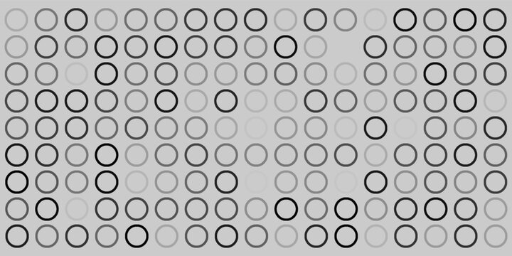 Vector truchet pattern with circles