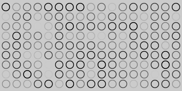 Vector truchet pattern with circles, modern illustration