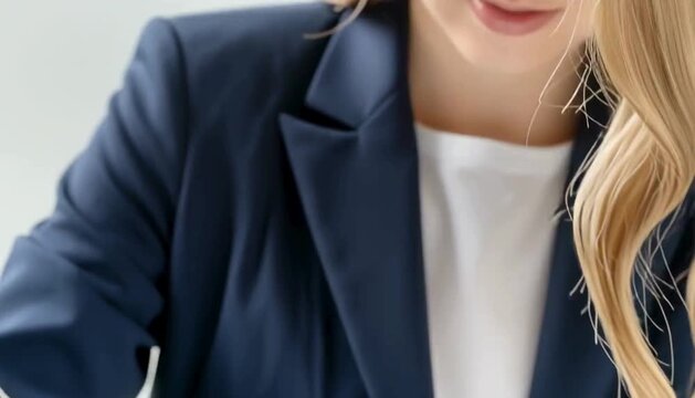 書類に署名するビジネスパーソンの手元