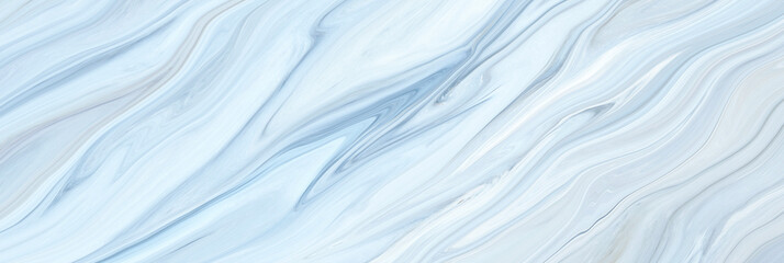 Fototapeta premium Marble rock texture blue ink pattern liquid swirl paint white dark that is Illustration panorama background for do ceramic counter tile silver gray that is abstract waves skin wall luxurious art ideas