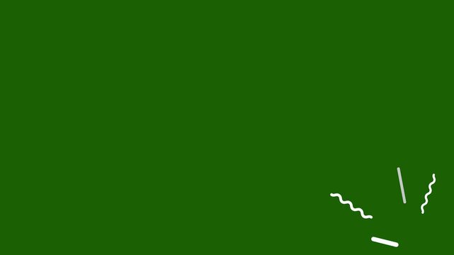 Green Canvas: A minimalist background illustration to complement any design or concept. Featuring a solid emerald canvas accented by subtle, simple, bright white lines in the bottom right corner.