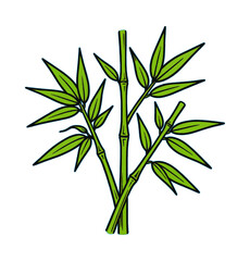 Obraz premium Green Foliage Plant Growing Icon Vector Style