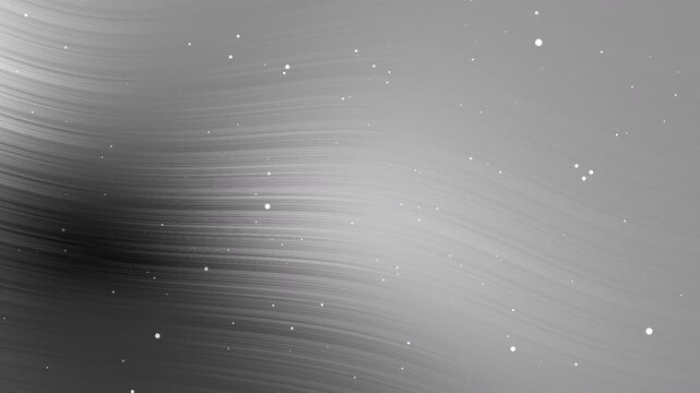 black and white gradient background surrounded by particles in space. Perfect for science, astronomy, or futuristic design projects.