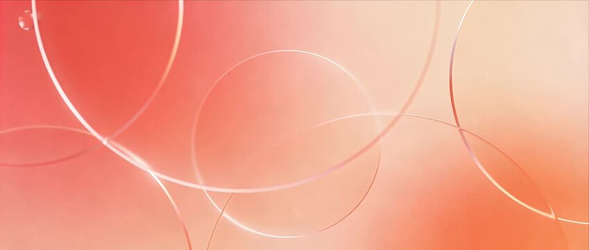 Abstract circle minimal background pastel gradient soft light line motion modern art design calm dreamy digital wallpaper creative banner layout geometric blur glass style minimal circle pattern