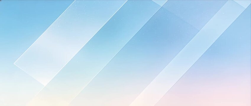 Minimal pastel sky background abstract gradient light, diagonal glass panel geometry modern design, clean tranquil atmosphere creative backdrop, futuristic minimal gradient sky pastel background with