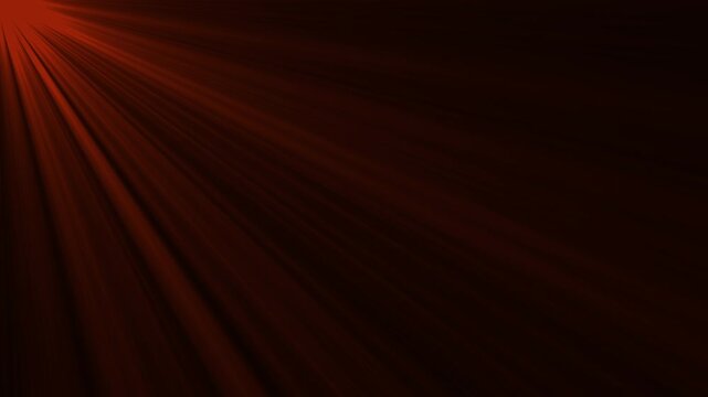 Red abstract background rays and sun ray light spotlight glowing burst concept beam flare ideal for stage visuals, dramatic intros, and motion graphics